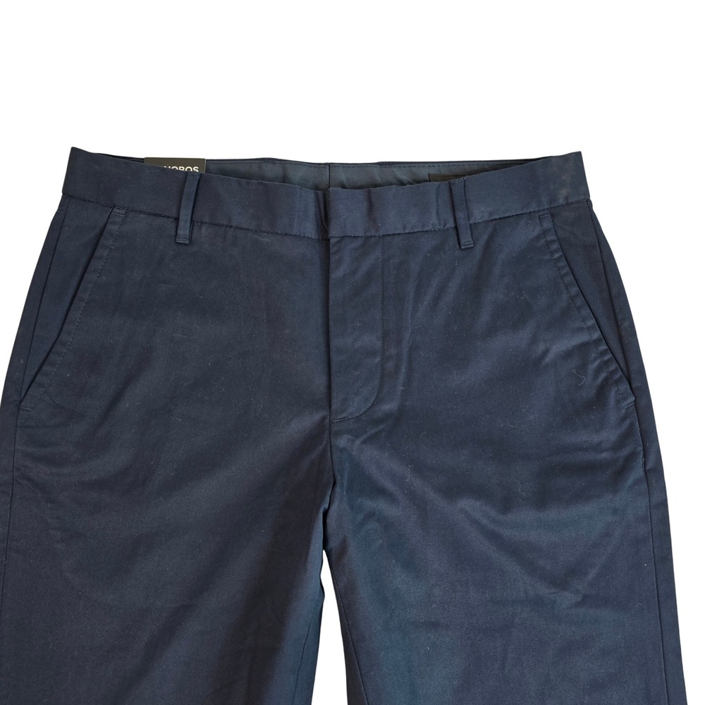 Bonobos Mens Weekday Warrior Dress Pants Navy Blue Chino 32x30 Cotton Blend